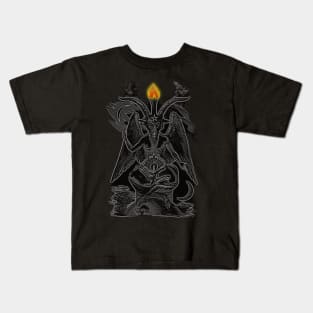 Baphomet the Sabbatic Goat | Solve et Coagula Kids T-Shirt